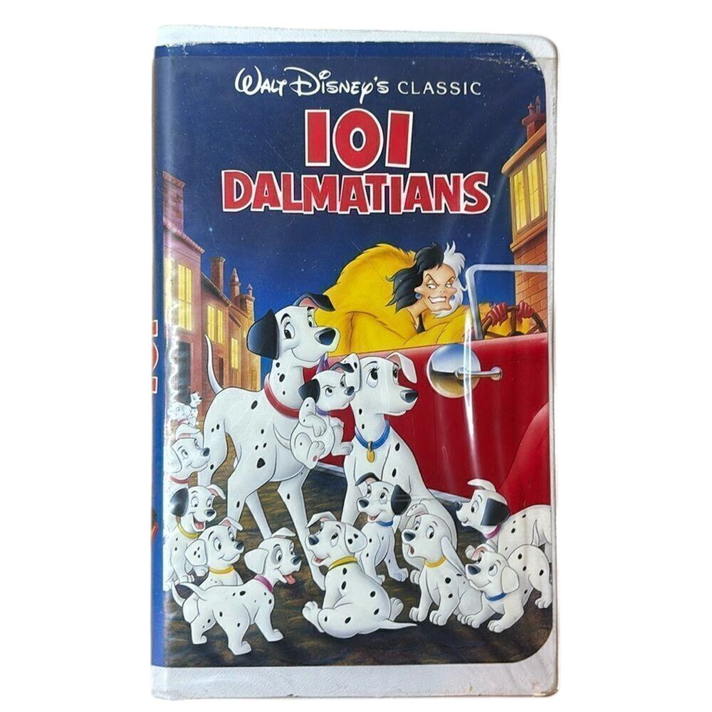 101 Dalmatians VHS Walt Disney Classics Clamshell Case Home Video Untested